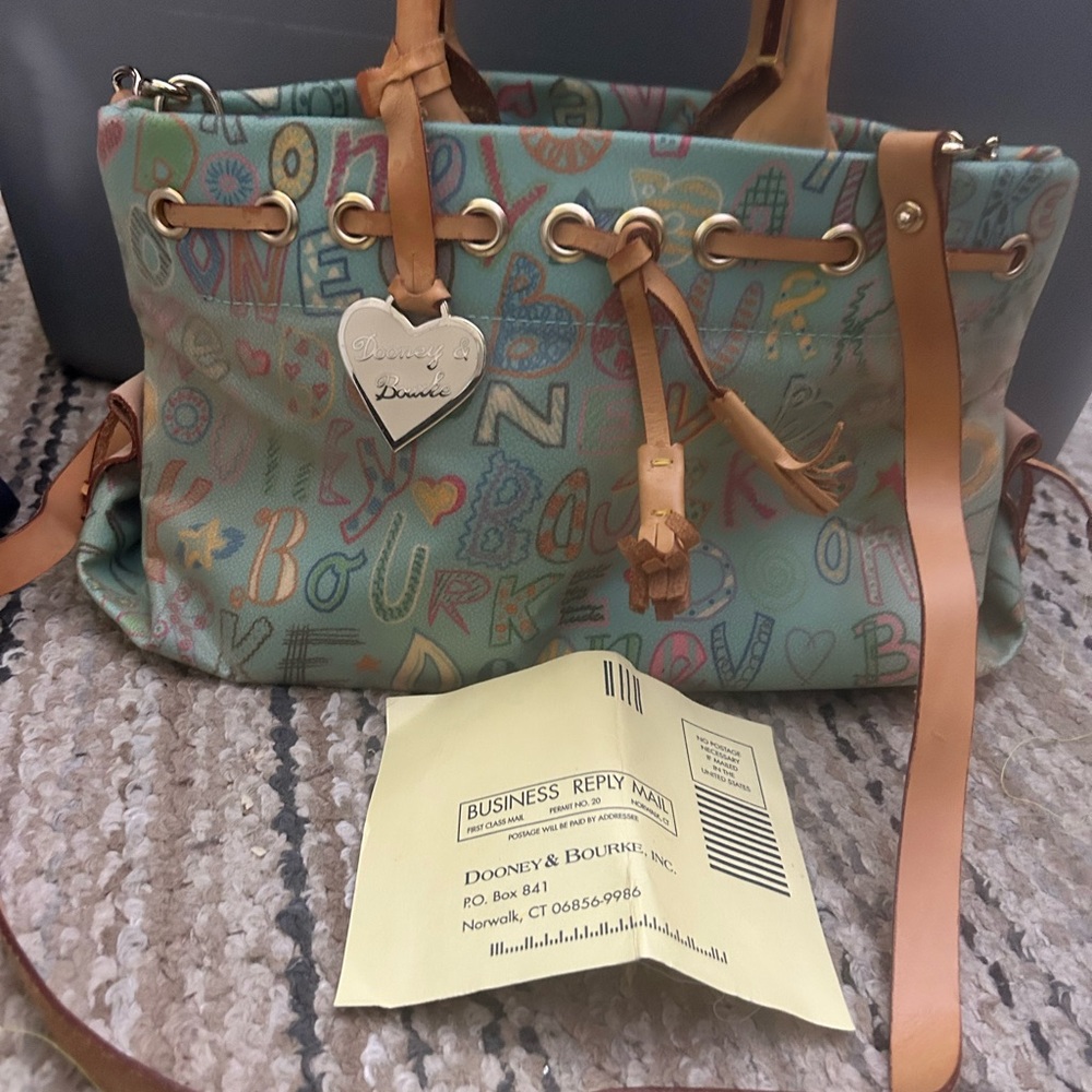 Dooney & Bourke Colorful Lettered Tote